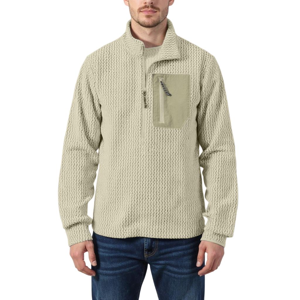 Men's  And  Women's  Outdoor  Fashion  Half Zipper  Leisure  Fleece Collection  Hoodie