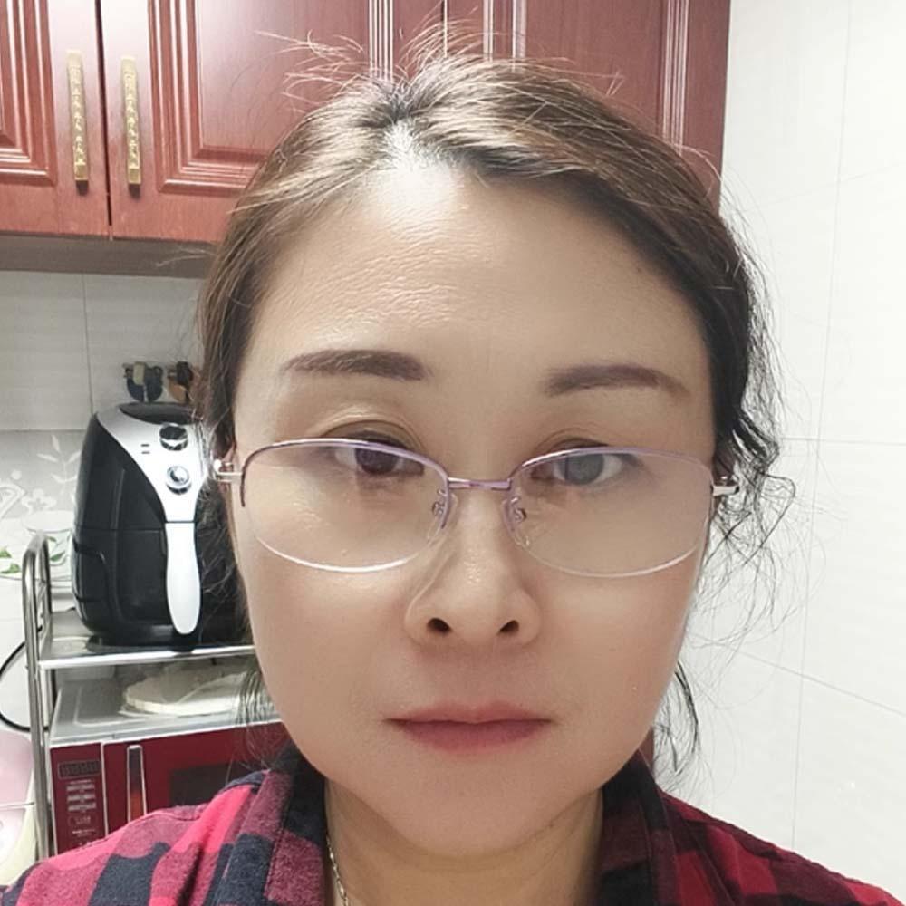 Titanium Zinc Zinc Alloy Elderly Reading Glasses Elastic Plain Eyewear Decorative Anti Blu-ray Eyewear  Women