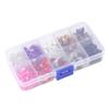 Chip Stone Beads Irregular Shape Multi Colors Toxic Free Crushed Beads with Box for DIY Jewelry Fish Tank Decor
