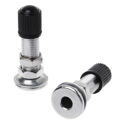 Lot de 2 valves de pneu allongées en alliage de zinc pour vélo de montagne, accessoires de vélo de route, faciles à utiliser