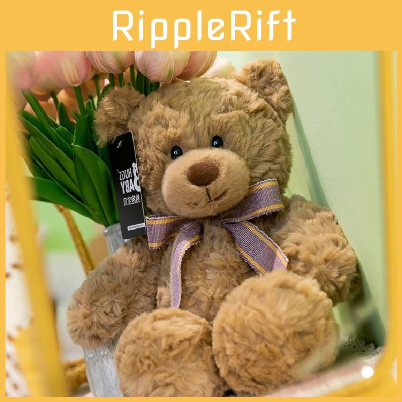 Bow Bear Tie Plush Toy Cartoon Animal Stuffed Doll Room Decoration Gift Kids