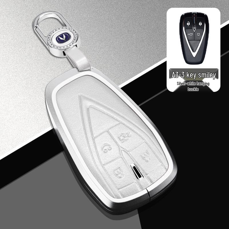 Changan Car Key Cover for Third Gen CS75 Plus, Yidong Plus, CS55, and CS35 Plus