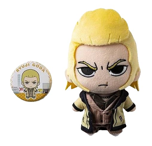 Ryuji Goda Plush & Badge Set - Official Yakuza Kiwami 2 Merchandise