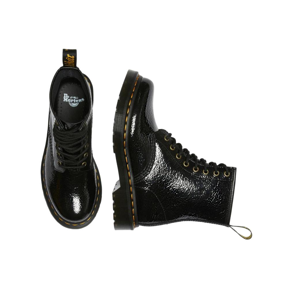 Boots Dr. Martens Black 1460 Distressed Patent