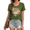 T Shirts Short Sleeve Tees For Women Fashion Tops Lightweight Soft Casual Summer Outfits Clothes