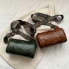 Vintage Chic Embossed Faux Leather Crossbody Bag ,Durable Polyester Lining, and Timeless Design for Everyday Use