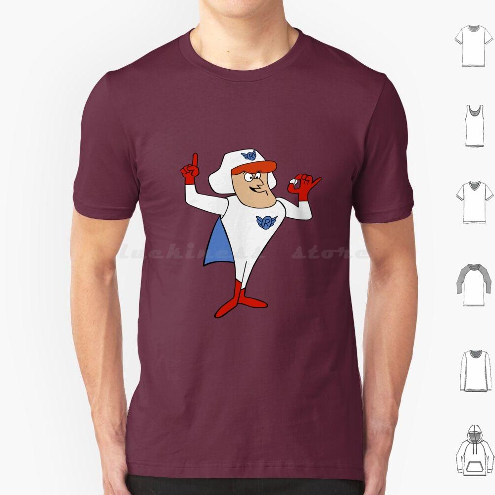 Roger Ramjet T Shirt 6xl Cotton Cool Tee Roger Ramjet Pilot Proton Hero Superhero Classic Cartoon 60s 60s Cartoon S