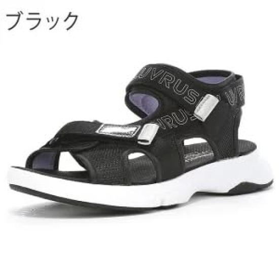 Sandals LV1220 Girls Black cm 2E [Superstar] 22.0