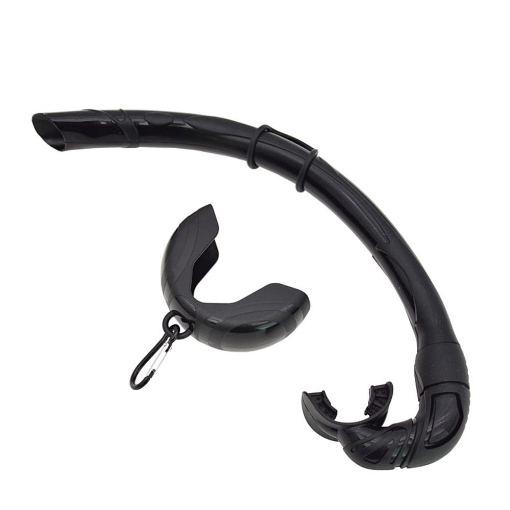 Kolip Freediving Snorkel Silicone Flexible Roll Up Snorkel Set With Compact Storage Case For Outdoor Scuba Diving