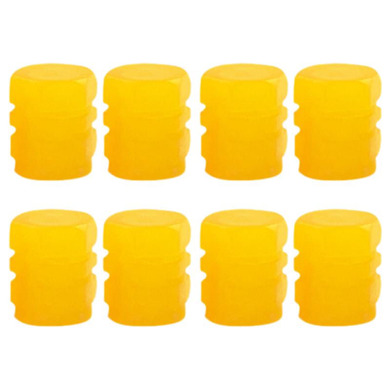 4/100PCS Car Luminous Tire Valve Cap Motorcycle Bike Wheel Nozzle Night Glowing Fluorescent Decor Tyre Valve Stem Luminous Caps