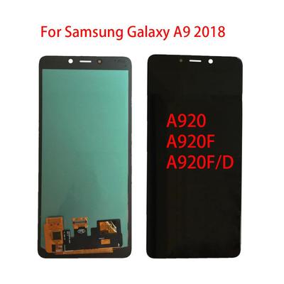 Πλήρης οθόνη OLED για Samsung Galaxy A9 2018 A920 A920F Συγκρότημα ψηφιοποίησης οθόνης αφής LCD