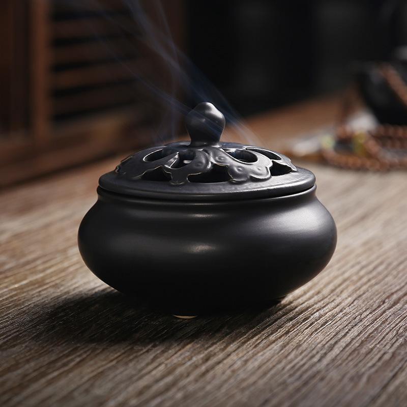 Ceramic Incense Burning Bowl Ceramic Incense Bowl For Stick Cone Smudging Indoor Aromatherapy Holder Relaxing Home Decor