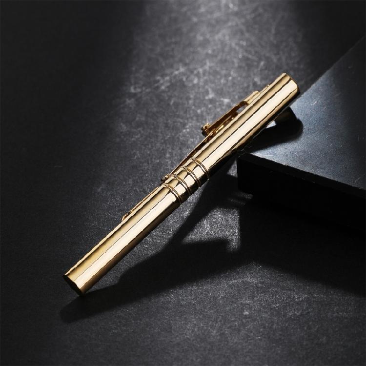 Heren Dasclip Bruiloft Feest Sieraden Messing Goud Standaard Das Nekdas Stang Clip