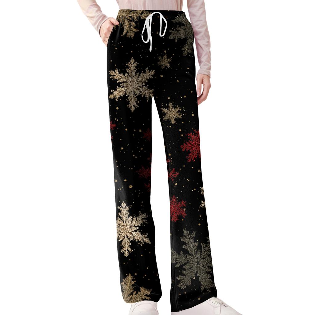 Women's Fashion Loose Casual  Printed Casual Pants