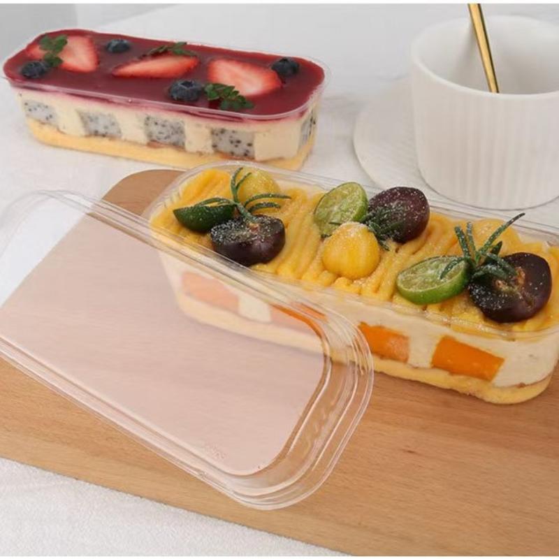 10/20/50Pcs Mini Loaf Deli Dessert Container For Desserts Cups Cake Box -300ML