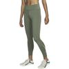 Nike FW22 Solid Color Side Logo Print Leggings Women Leggings Olive-Green DQ5561-222