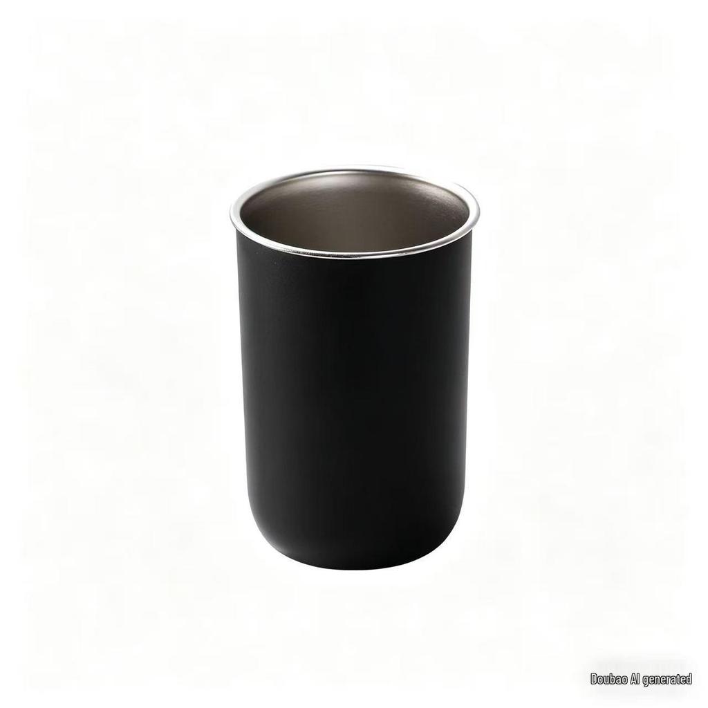 304 Stainless Steel Double-Layer Toothbrush and Mouthwash Cup