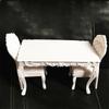 Dining&Office Chair Table Furniture Set for Dollhouse Toys Asseccories Kitchen Food Miniature Kids Gift Classic Toy