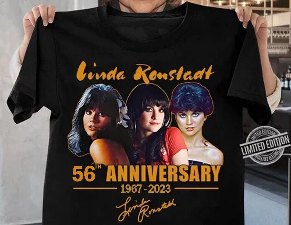 Thank you Linda Ronstadt 56th Anniversary 2023 Singer  Black cg484 Unisex T-Shirt XXXL