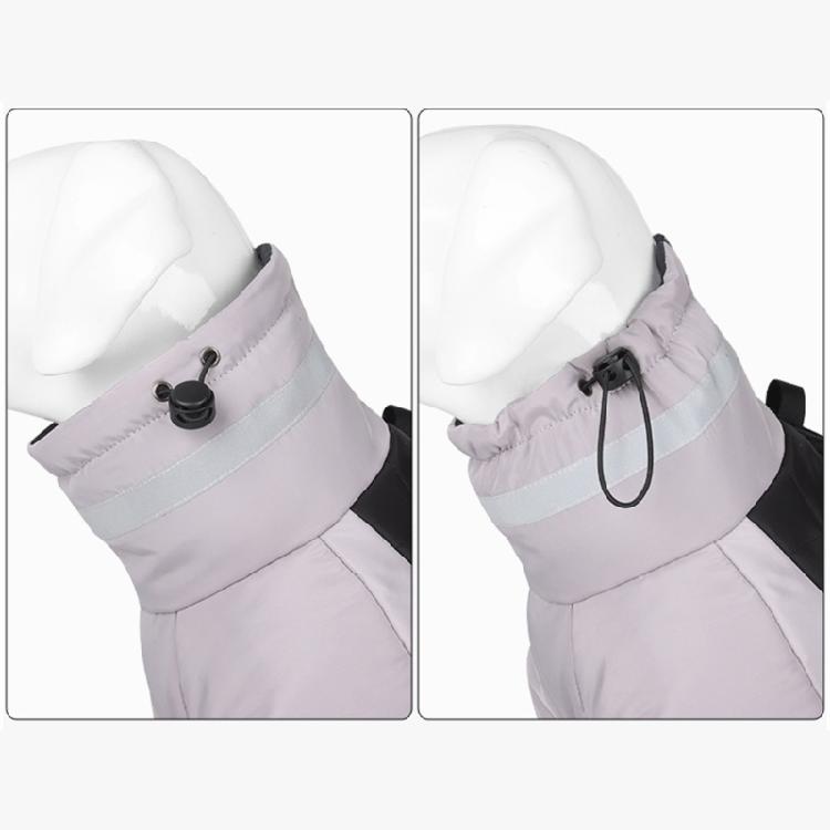 Winter Dog Coat Warm Turtleneck Dog Clothes Waterproof High Neck Jackets Vest
