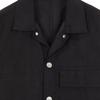 STONE ISLAND Button Down Shirt Black Men Tops 781511729-V0029