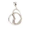 Les Trésors De Lily [F6308] - Pendentif Argent 'Love Divine' Blanc