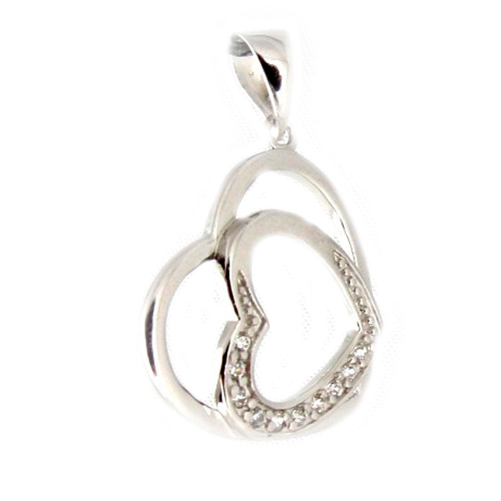 Les Trésors De Lily [F6308] - Pendentif Argent 'Love Divine' Blanc