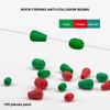 Floating Anti-Collision Beans Soft/Hard Space Stopper Bead 2024 Fishing Beads  Rock Fishing