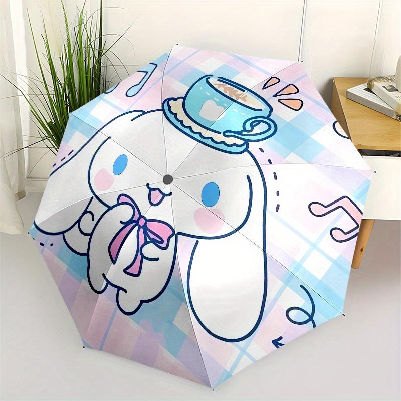 

Cinnamoroll,Kawaii Automatic Umbrella-Foldable, Durable 8-Bone Design, Compact and Stylish, Great for Camping, Halloween, Christmas, Mother