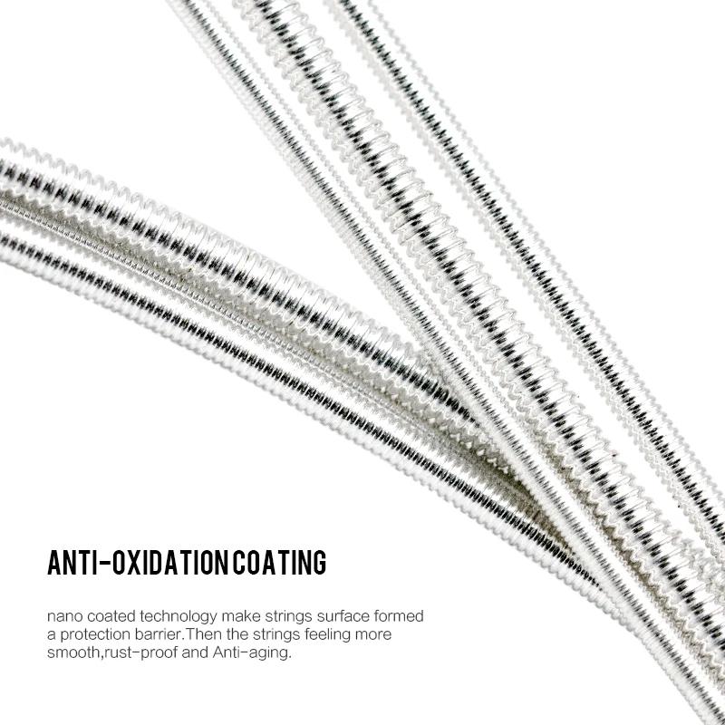 Orphee Classical Guitar Strings Nylon Silver Plated Guitar Strings for Beginners Practice Professional Classical Guitar Strings