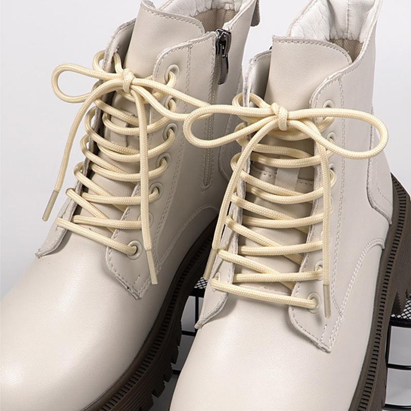 New Durable Unisex Outdoor Sports Laces Solid-Color Round Shoelaces High-quality Shoelace for Sneakers and Boots 1Pair/3Pair