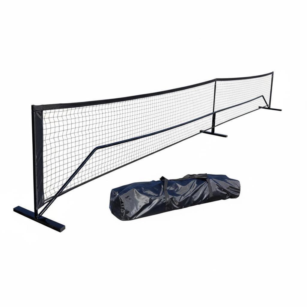 Tournament-size pickleball net, easy to assemble, portable