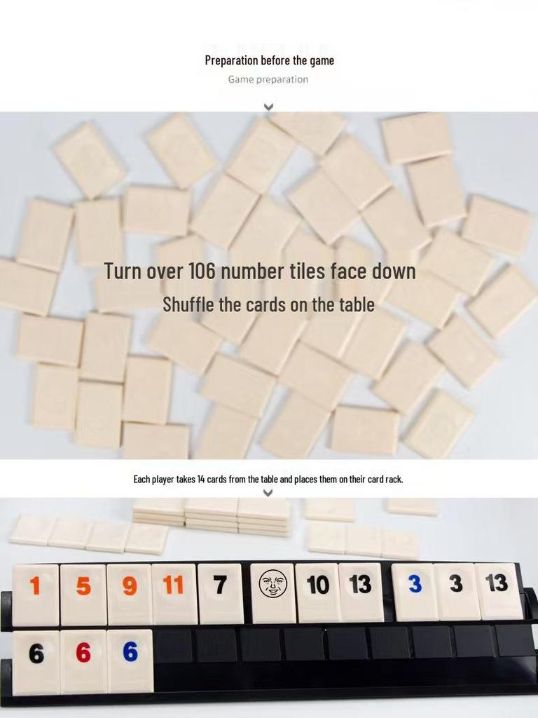 Middle East Edition Israeli Mahjong Game Cards - Educational Toy for Adults