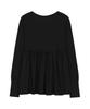 OJOS Layered Bra Flare Top / Black