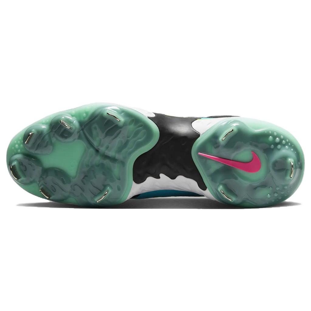 Nike Alpha Huarache Elite 4 Low Black Teal Pink Men Sneakers Teal-Nebula Hyper-Pink White DJ6521-002