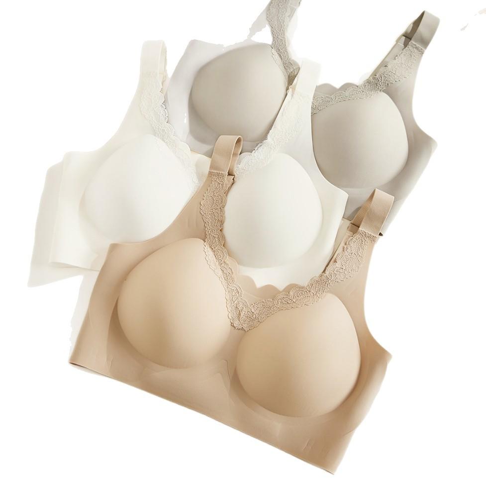 South East Asia Vietnam Thailand Women Traceless Vest Comfortable Gathering Side Collapse Bra Cover