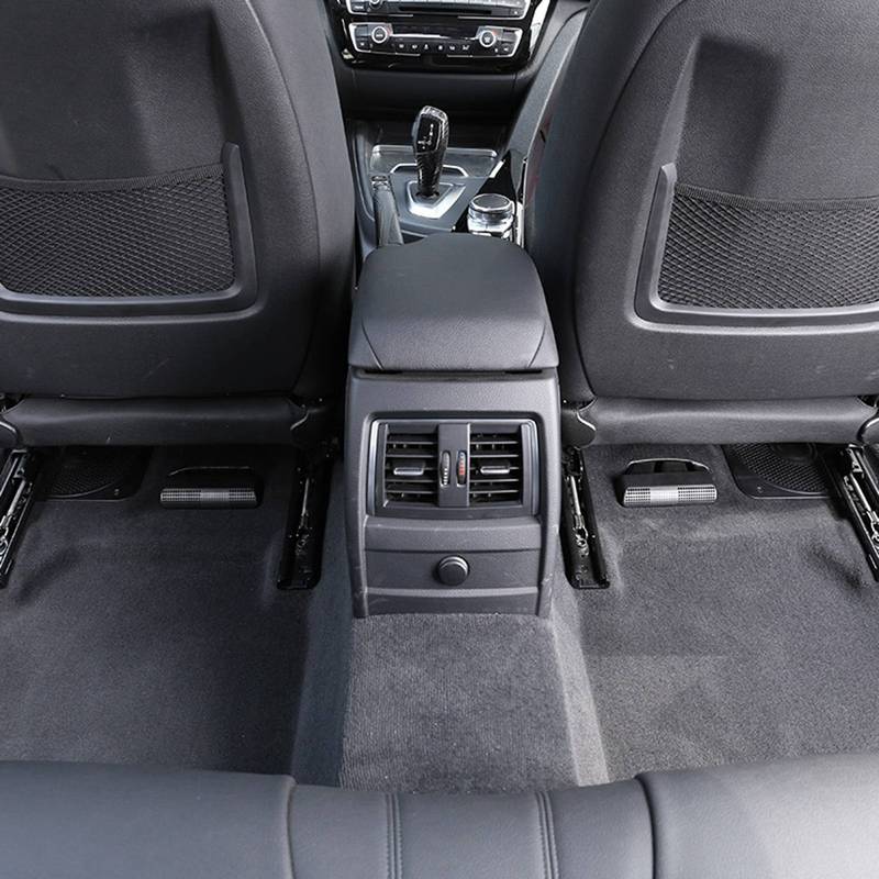 Car Seat Rear AC Heat Floor Air Conditioner Duct Vent Trim Cover Accessories for BMW 3 4 Series GT F30 F34 F36 2013-2018—L49A