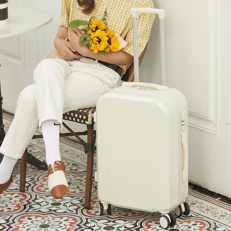 PONRGEAS Trendy Lightweight Travel Suitcase 18-inch