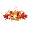 Durable Wall Hanging Props Artificial Halloween Maple Leaf Pumpkin Pendant Realistic   Thanksgiving