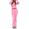 2 Teile/satz Frauen Sportswear-Set Langarm Rundhals Kurze Ärmel Slim Fit Elastische Hohe Taille Vintage Weiche Casual T-shirt hosen