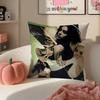 Singer Pop CCharli XCXX Cushion Cover Pillowcase Short Plush Invisible Zipper Room Sofa Cushion Cover
