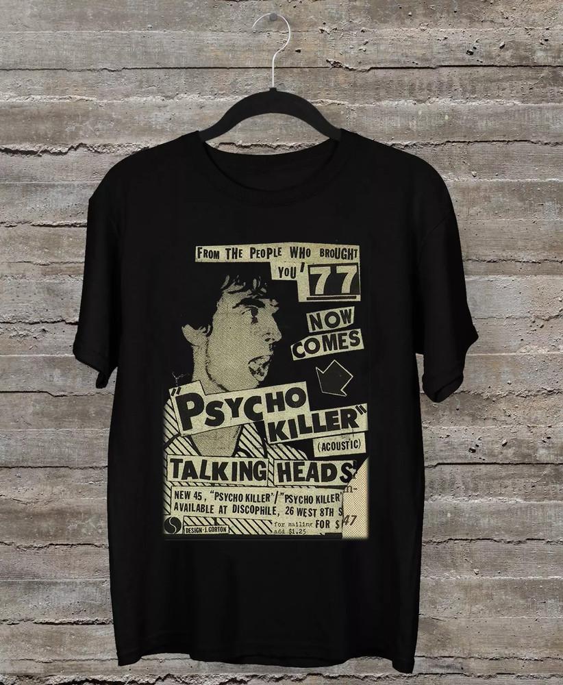 Talking Heads Band Psycho Killer T SHIRT FULL SIZE S-5XL Unisex T-Shirt S