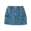 New Vans Denim Short Skirts Women's Blue VN000GJE7W6
