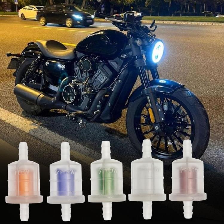 Heavy Duty Motorcycle Fuel Filter 6.5MM Plastic Metal Mixing Build Motorcycles Gasolines Filter Simple Installation