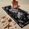 Psychedelic Serpent Flames Beach Towel, Super Soft Microfiber, Gift for Her/Him, Birthday, for Pool, Beach, Travel, Home Decor Fan gifts