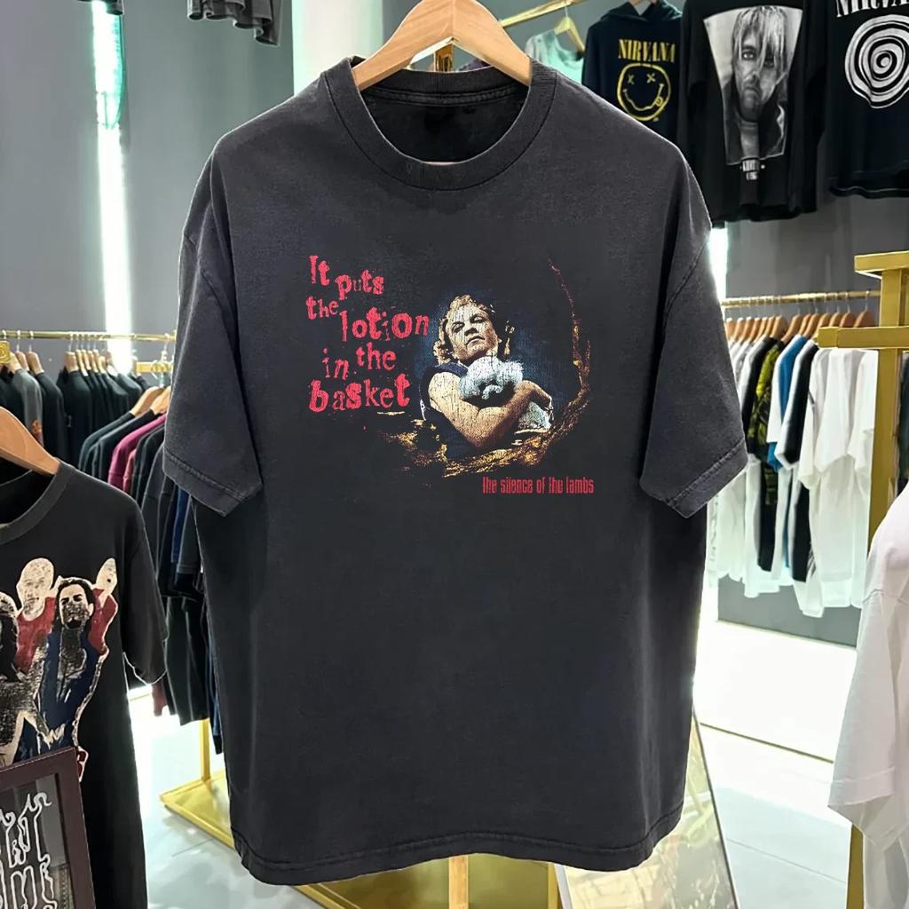 Buffalo Bill Il Silenzio degli Innocenti T-Shirt Invecchiata Nera M