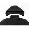 Men's Detachable Hooded Cotton Coat for Business Casual Dads