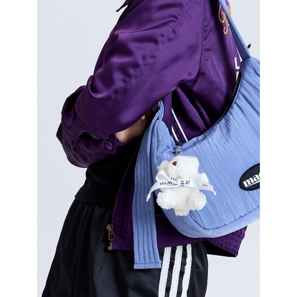 Macni MINI BEAR KEYRING WHITE