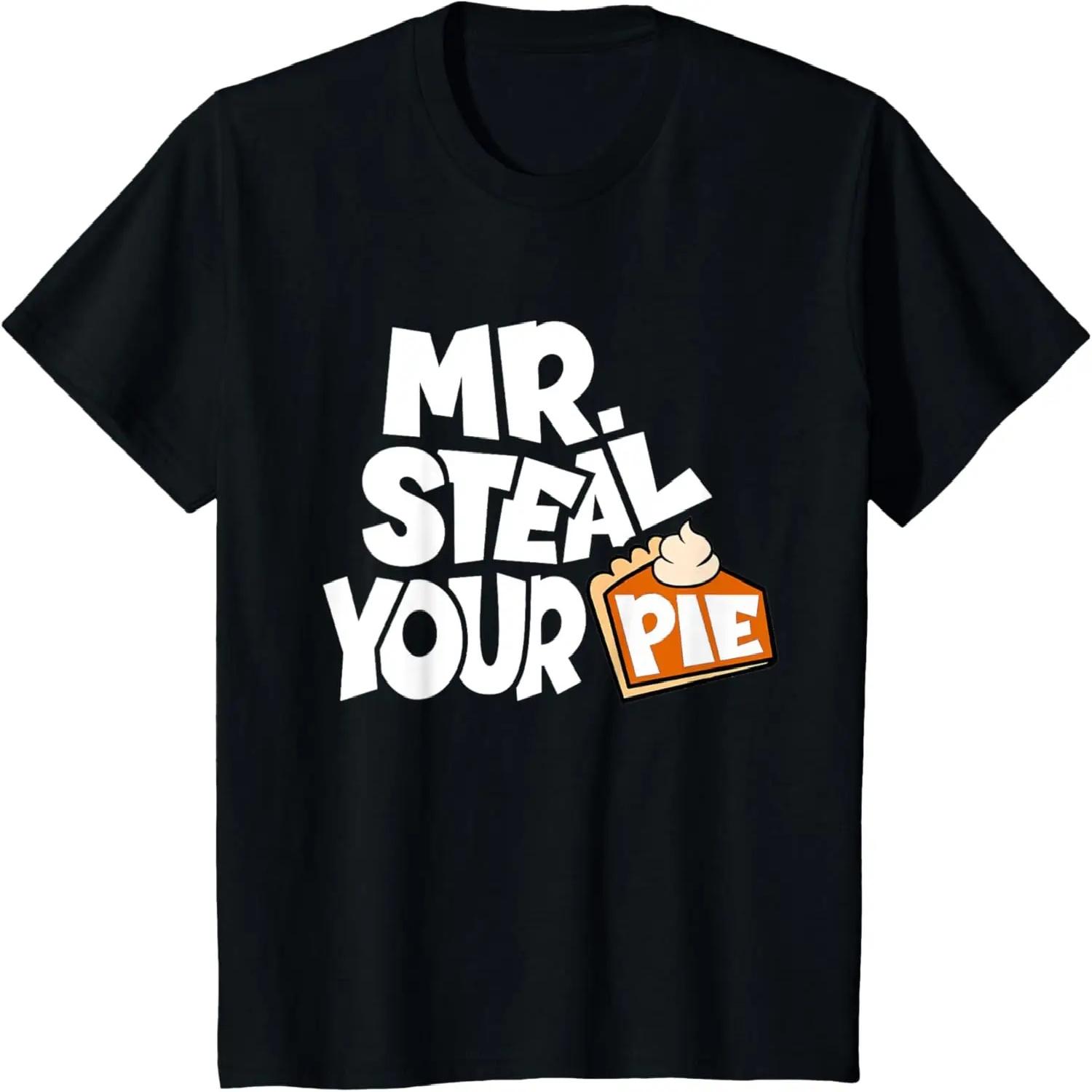 Kids Boys Toddlers Kids Funny Mr Steal Your Pie Thanksgiving T-Shirt S