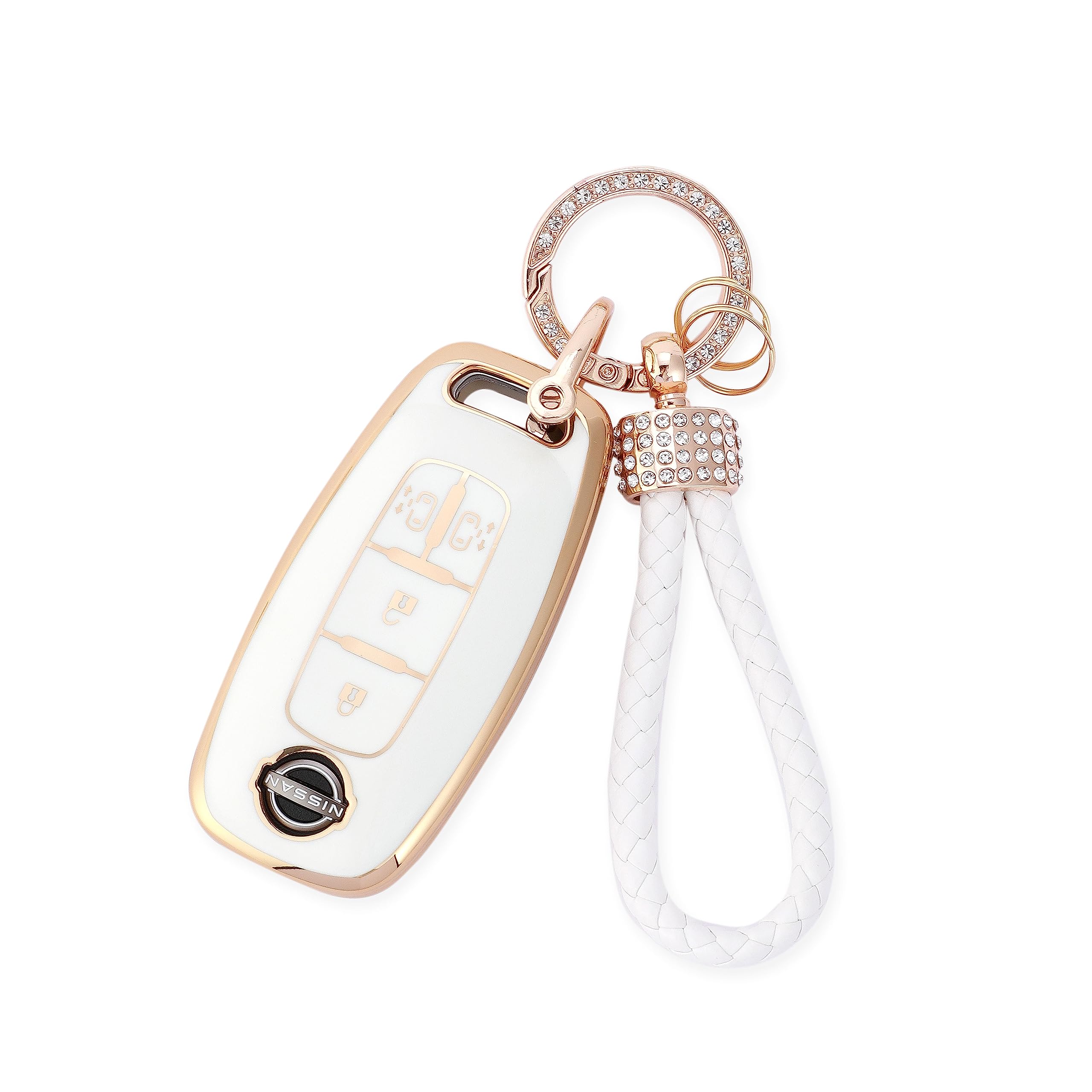 [ZANEKO] New Serena Key Case Compatible with Nissan SERENA C28 Compatible with Nissan C4 белый